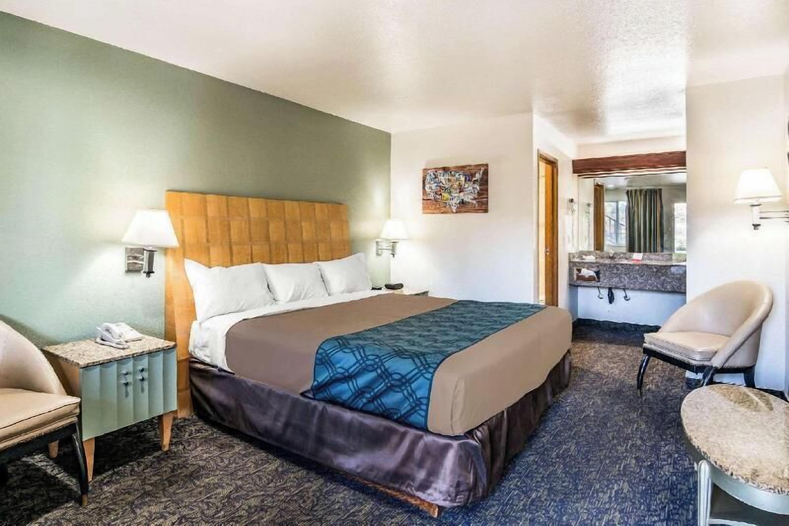 Pillow-top beds, in-room safe, desk, blackout curtains