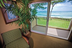 Standard Room, 1 Bedroom, Oceanfront | Balcony view
