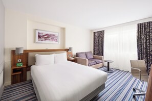 Standard Room, 1 Double Bed, Accessible, Ground Floor | 1 bedroom, desk, blackout drapes, iron/ironing board