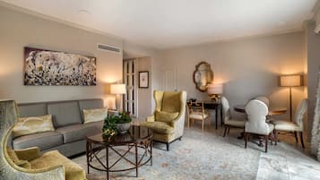 42-inch flat-screen TV with cable channels, TV, pay films