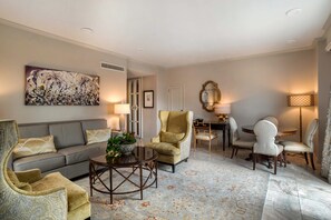 42-inch flat-screen TV with cable channels, TV, pay films