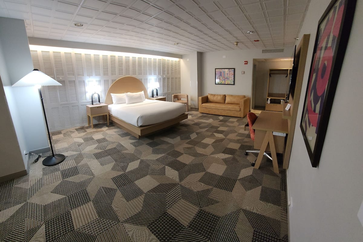 junior suite | premium bedding, desk, blackout curtains, soundproofing