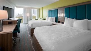 Standard Room, 2 Queen Beds, Microwave, City View (Shower Only) | View from room