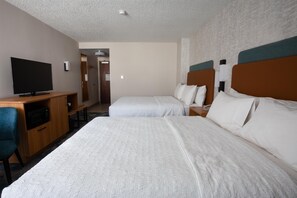 Hypo-allergenic bedding, in-room safe, desk, laptop workspace