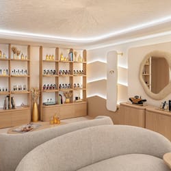 Couples treatment rooms, sauna, steam room, body treatments, facials