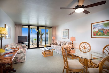 40-inch TV with cable channels, DVD player at Aston Kona by the Sea