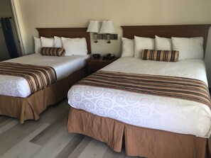 Premium bedding, pillowtop beds, individually furnished, desk