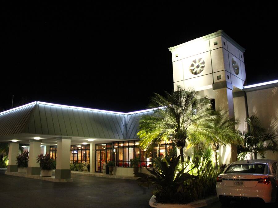 Front of property - evening/night