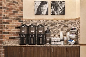 Free daily buffet breakfast