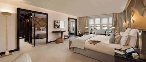 Premium bedding, down comforters, Select Comfort beds