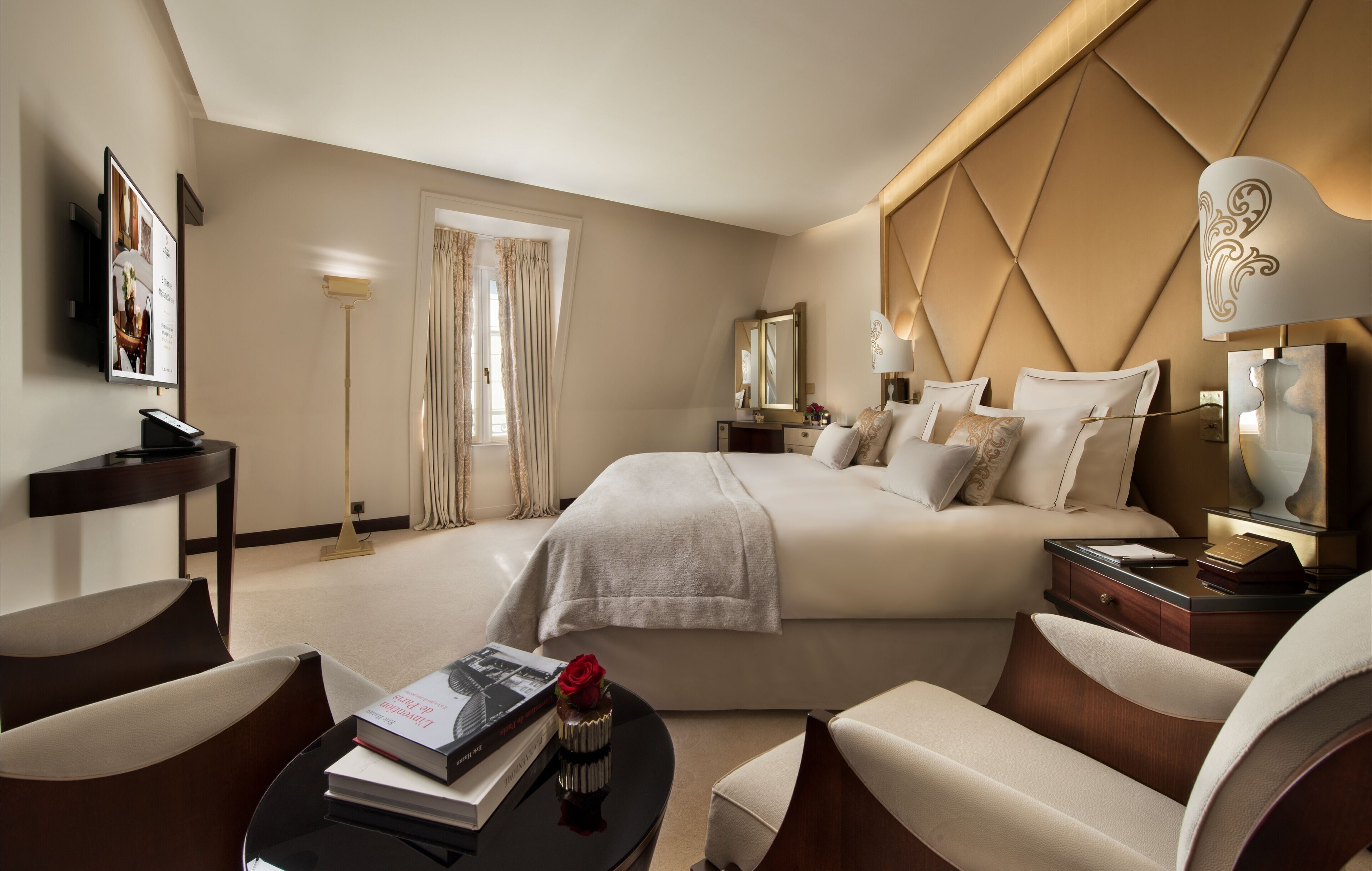 Premium bedding, down duvets, Select Comfort beds, free minibar items