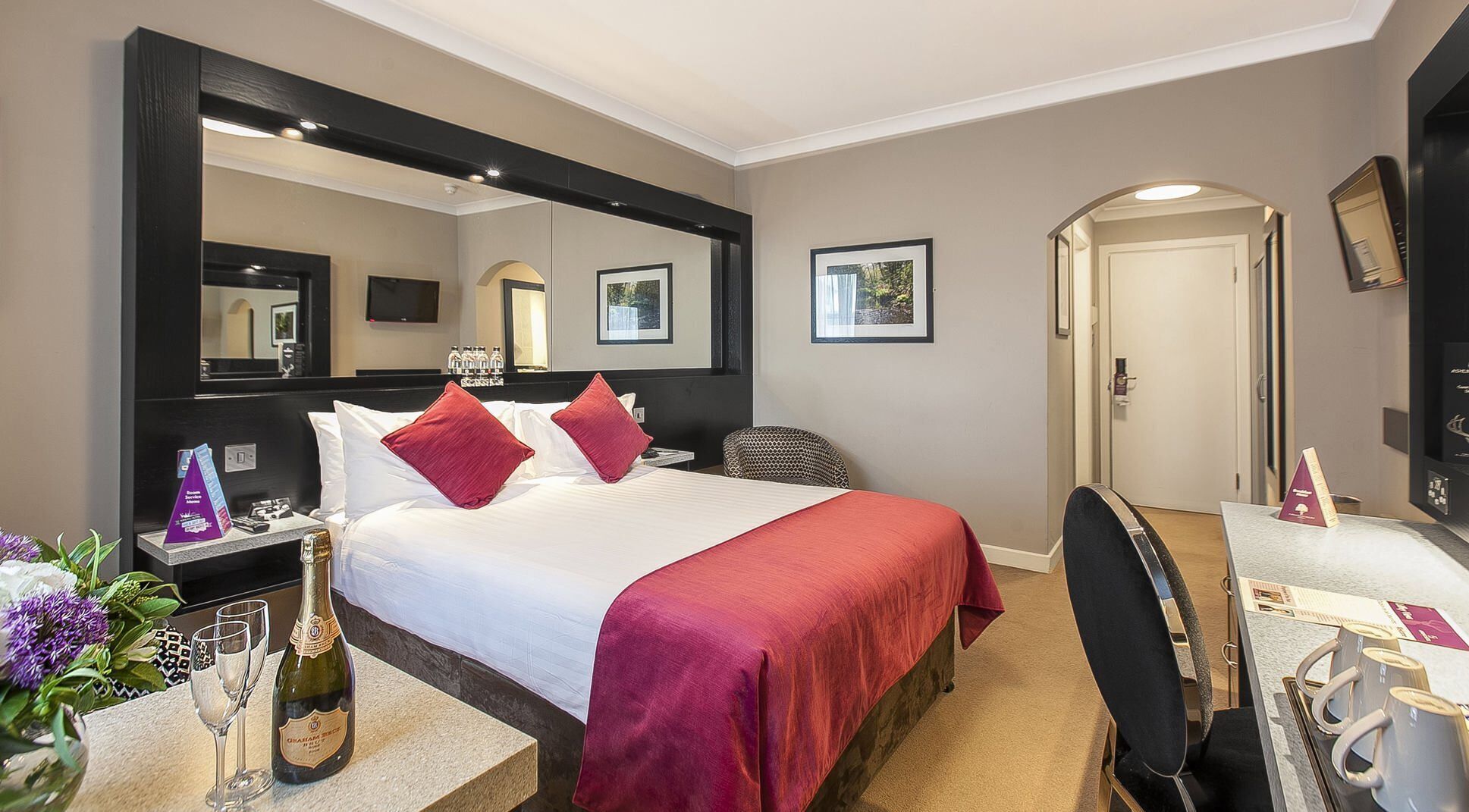 Premium bedding, in-room safe, desk, soundproofing
