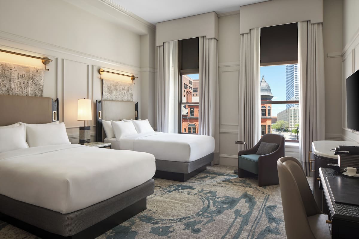Pfister Double | Egyptian cotton sheets, premium bedding, pillowtop beds, in-room safe