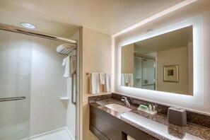 Combined shower/bathtub, hair dryer, towels - Holiday Inn Hotel & Suites Atlanta Airport-North by IHG (Atlanta)