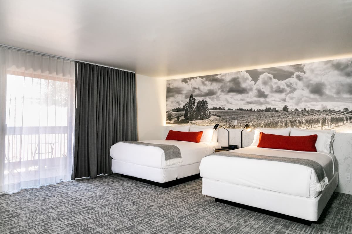 1 habitación, ropa de cama de alta calidad y camas con pillow-top