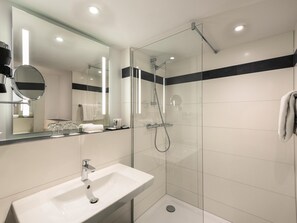 In-room safe, desk, laptop workspace, blackout drapes