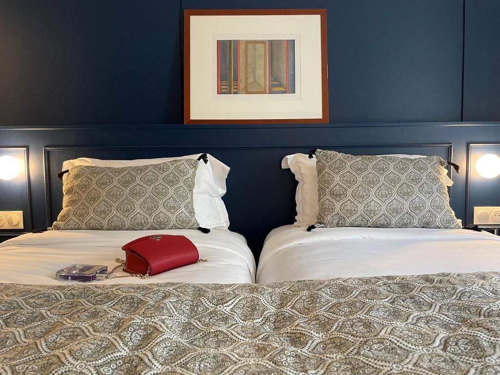 Premium bedding, memory-foam beds, in-room safe, desk