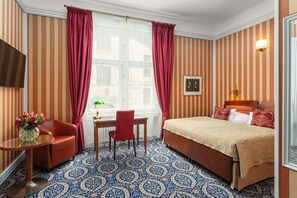 Minibar, in-room safe, desk, blackout drapes
