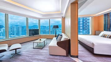 Tower Premium Cityview Suite | In-room safe, desk, blackout drapes, iron/ironing board