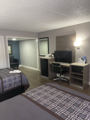 Chambre Double, 2 lits doubles | Vue de la chambre