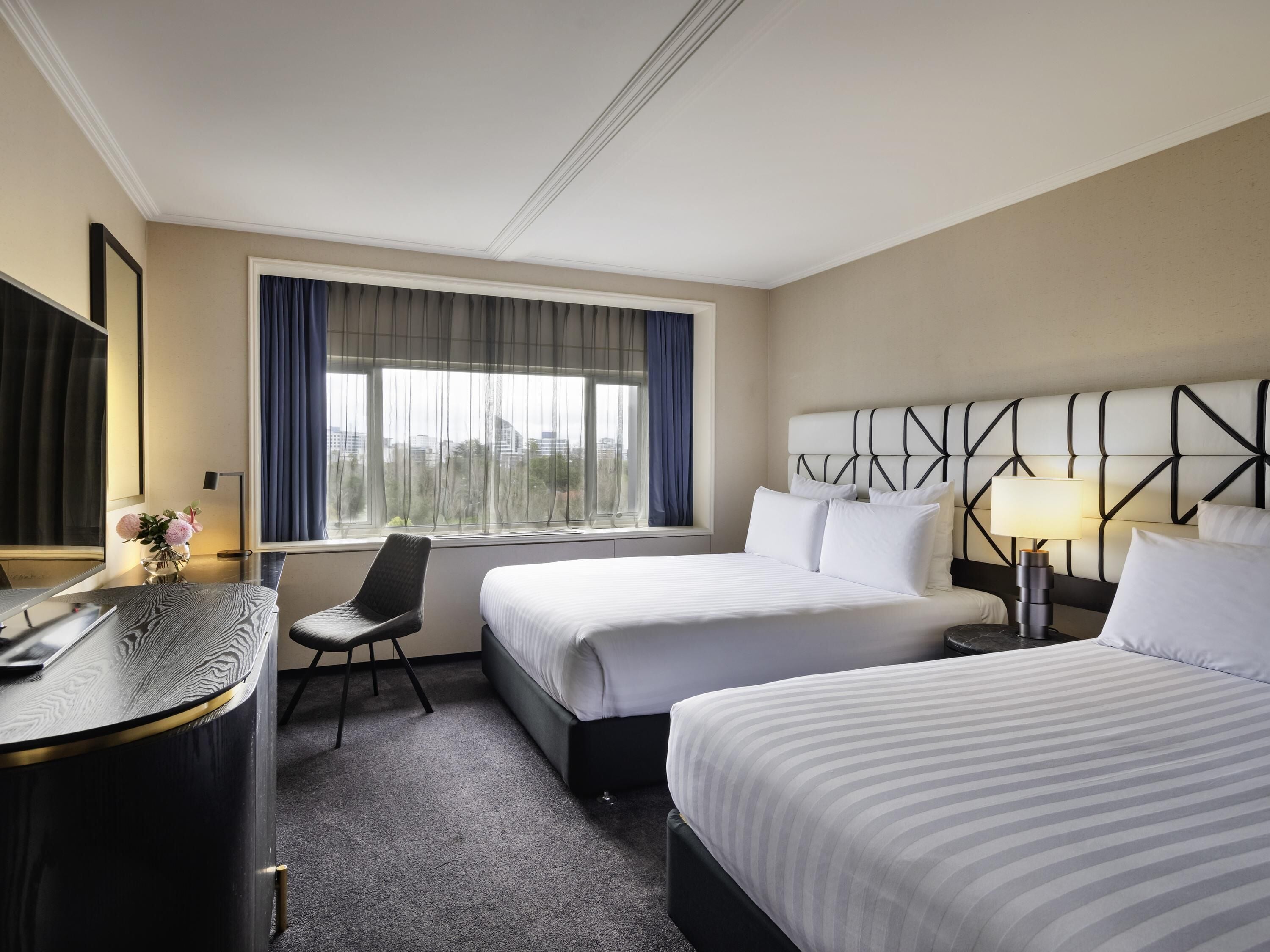 Superior Room, 2 Queen Beds | Premium bedding, minibar, in-room safe, desk