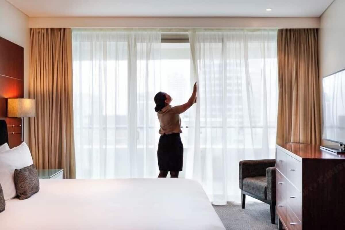 1 Schlafzimmer, hochwertige Bettwaren, Minibar, Zimmersafe
