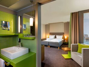 Room, 1 King Bed (Sleep) | Bathroom | Eco-friendly toiletries, hair dryer, towels, soap