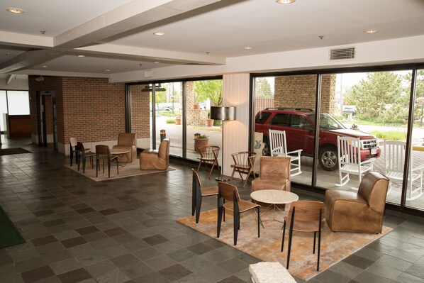 Sala de estar en el lobby