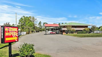 Overnatningsstedets indgangsparti