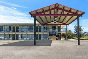 Majoituspaikan julkisivu