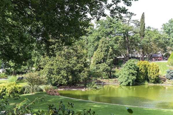 Blick von der Unterkunft