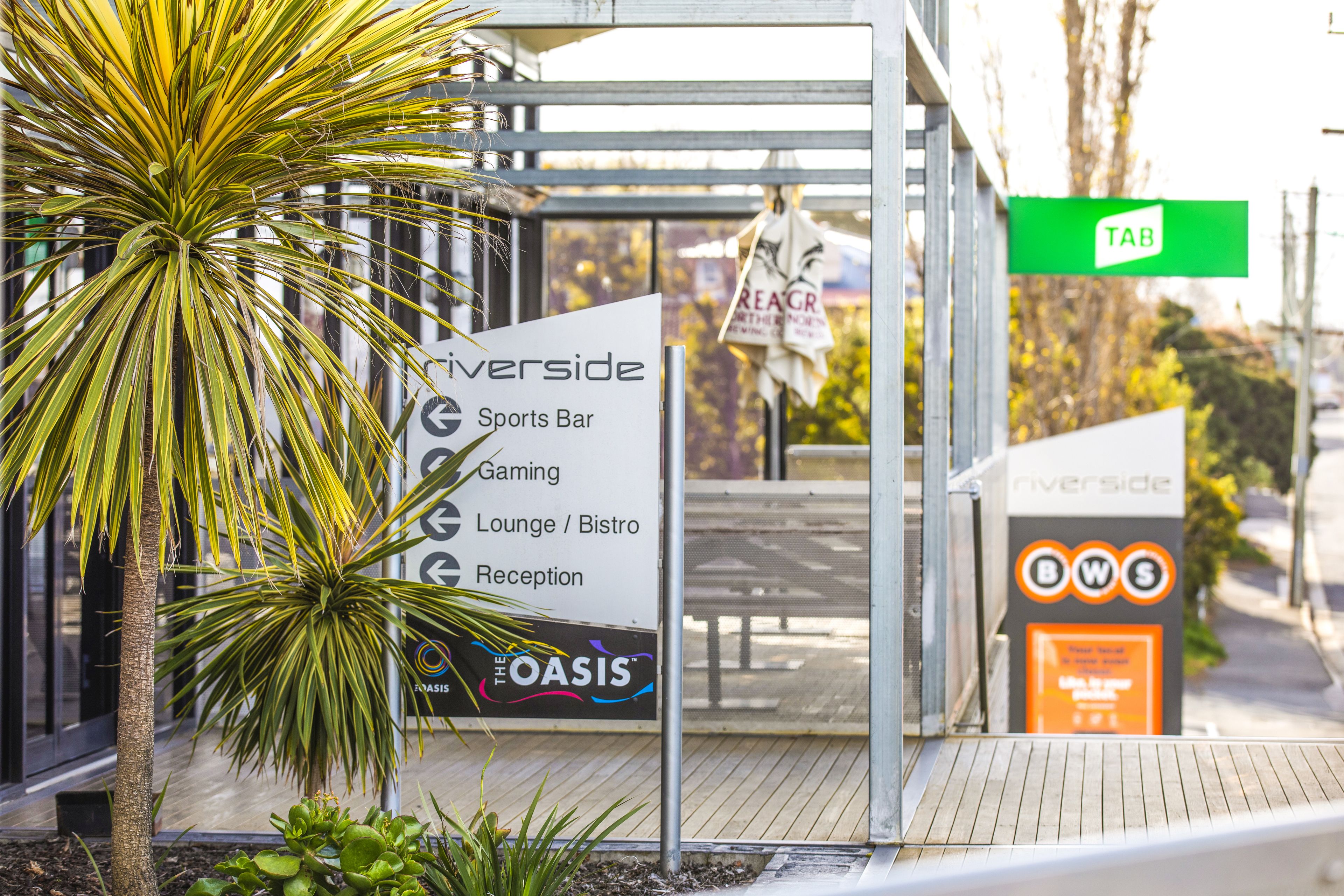 Entrada de la propiedad