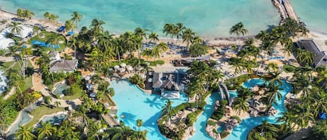 2 outdoor pools, cabanas (surcharge), pool umbrellas