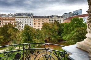 Udsigt fra balkon