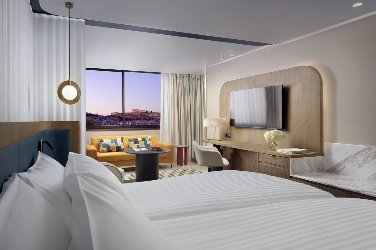 1 habitación, ropa de cama hipoalergénica, cubrecamas y minibar 