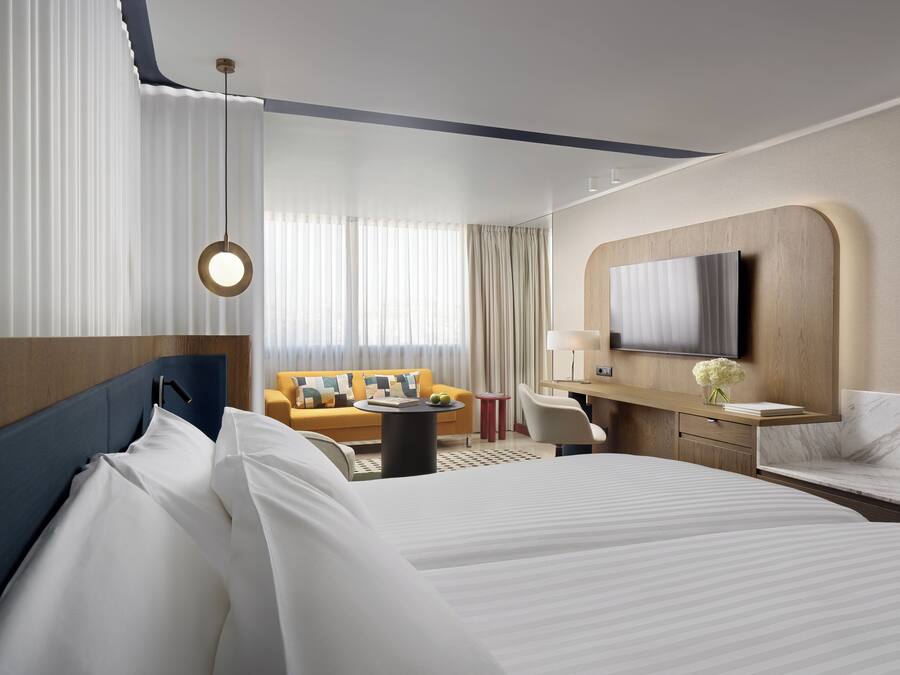1 chambre, literie hypoallergénique, couette en duvet d'oie, minibar