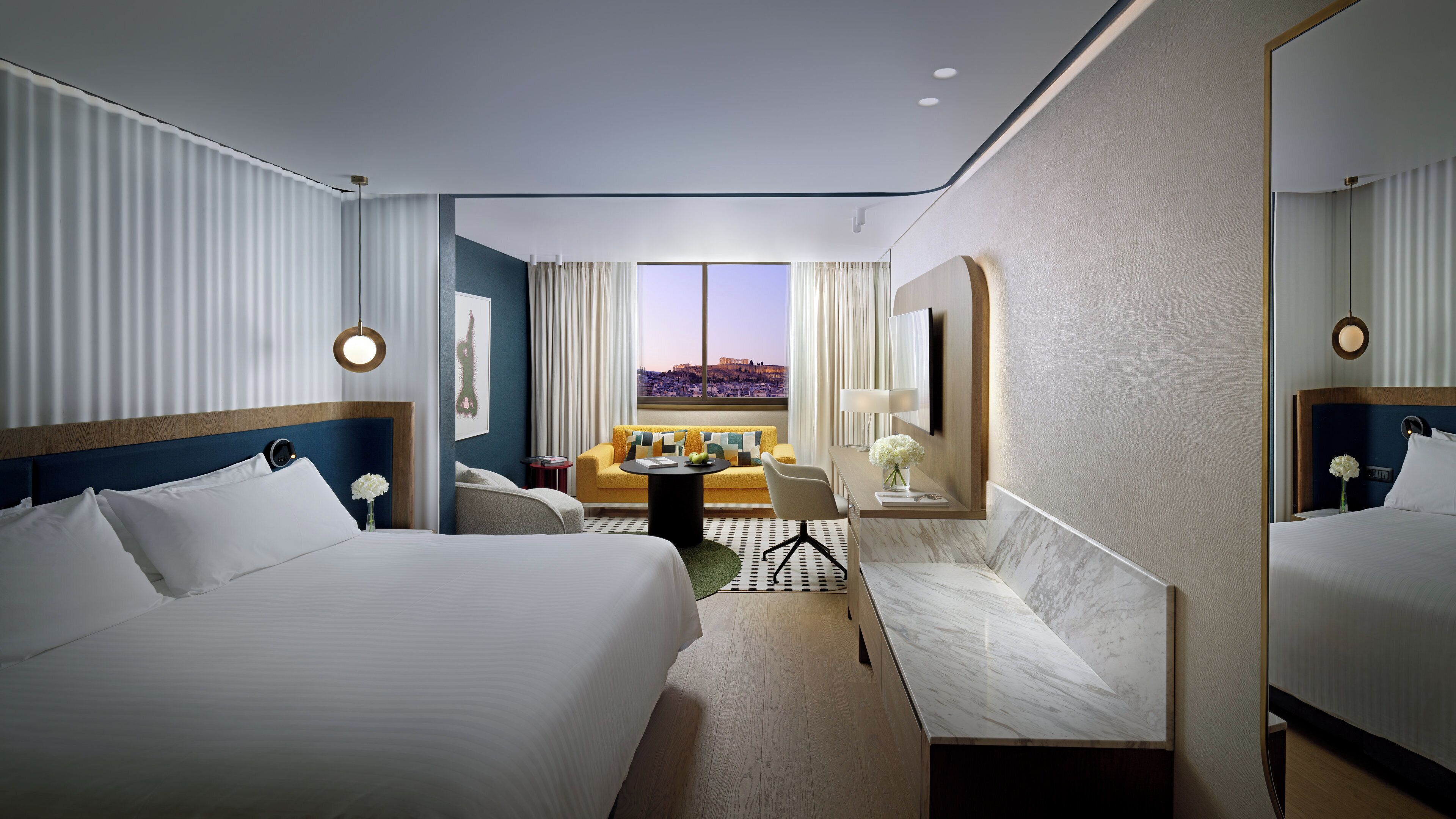 1 habitación, ropa de cama hipoalergénica, cubrecamas y minibar 