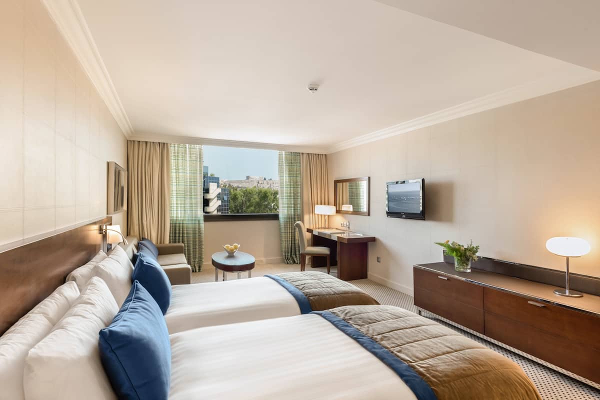 Classic Room, 2 Single Beds (Acropolis View) | 1 bedroom, premium bedding, down duvets, minibar