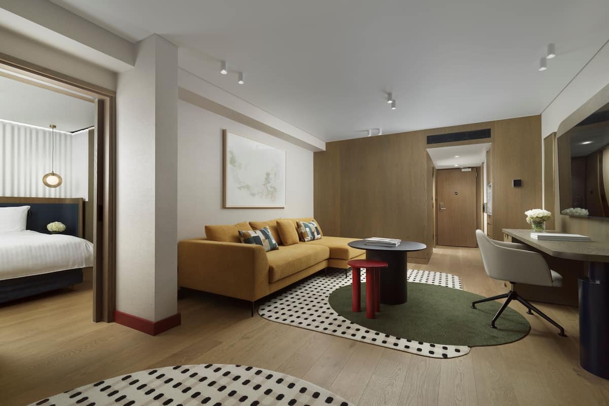 Suite, 1 Bedroom (Living Area) | 1 bedroom, hypo-allergenic bedding, down duvets, minibar