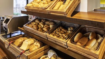 Daily buffet breakfast (EUR 17 per person)