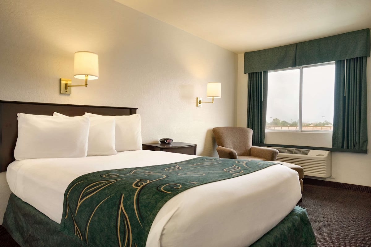 Room, 1 Double Bed, Accessible, Non Smoking | Desk, blackout drapes, soundproofing, iron/ironing board