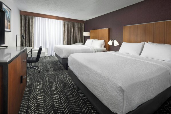 Room, 2 Queen Beds | 1 bedroom, premium bedding, pillowtop beds, in-room safe