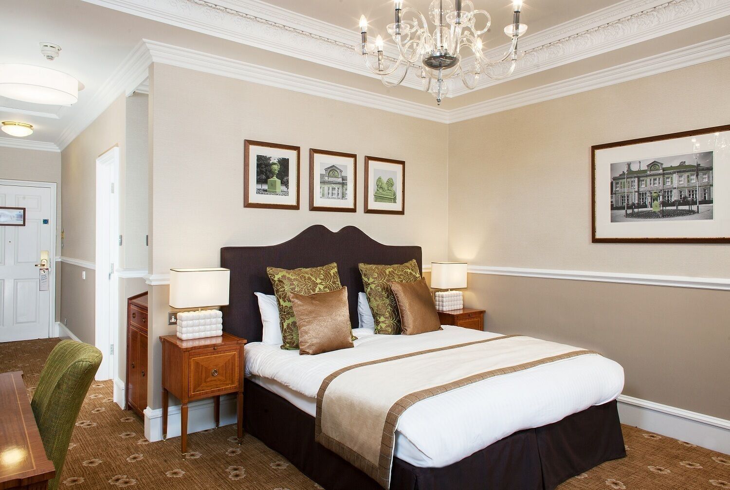 Premium bedding, down comforters, in-room safe, desk