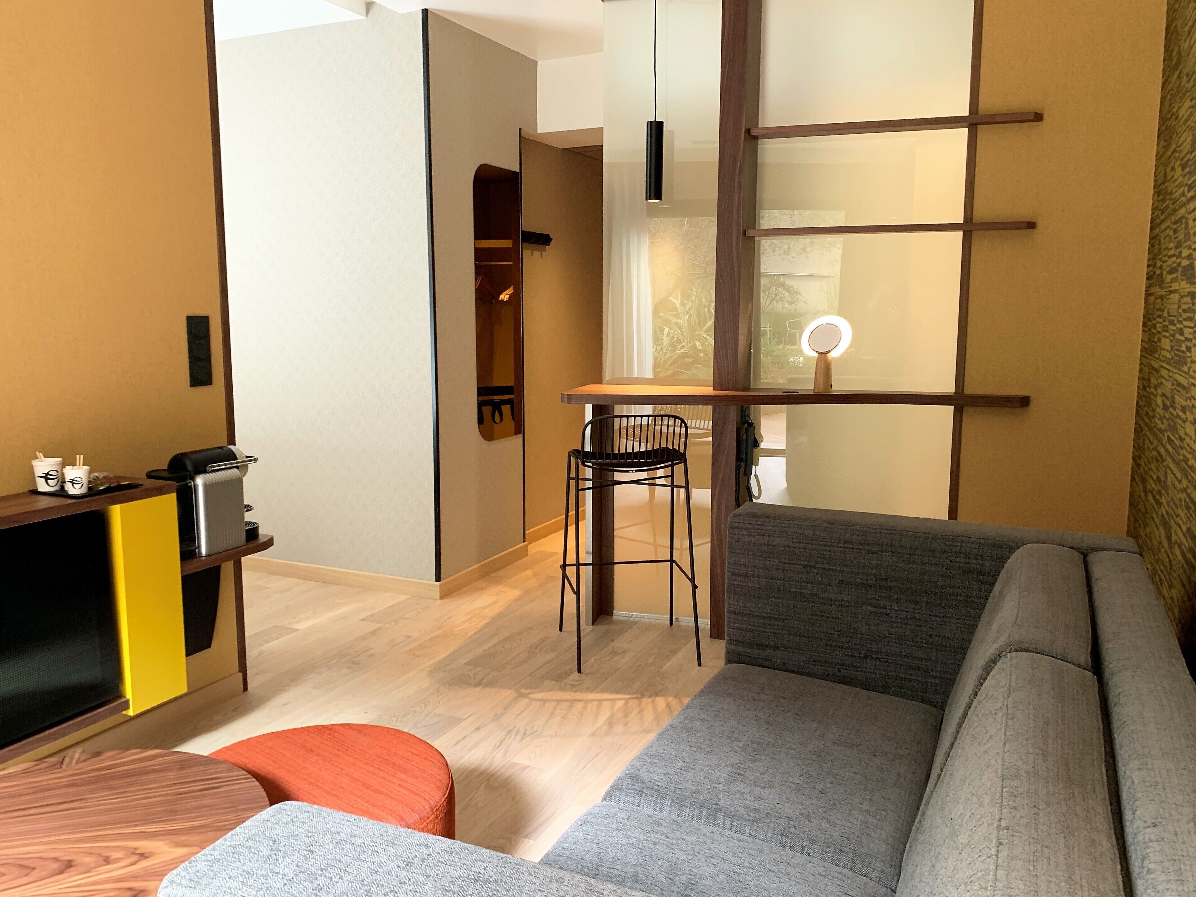 signature double room, 1 queen bed with sofa bed | living area | lcd tv