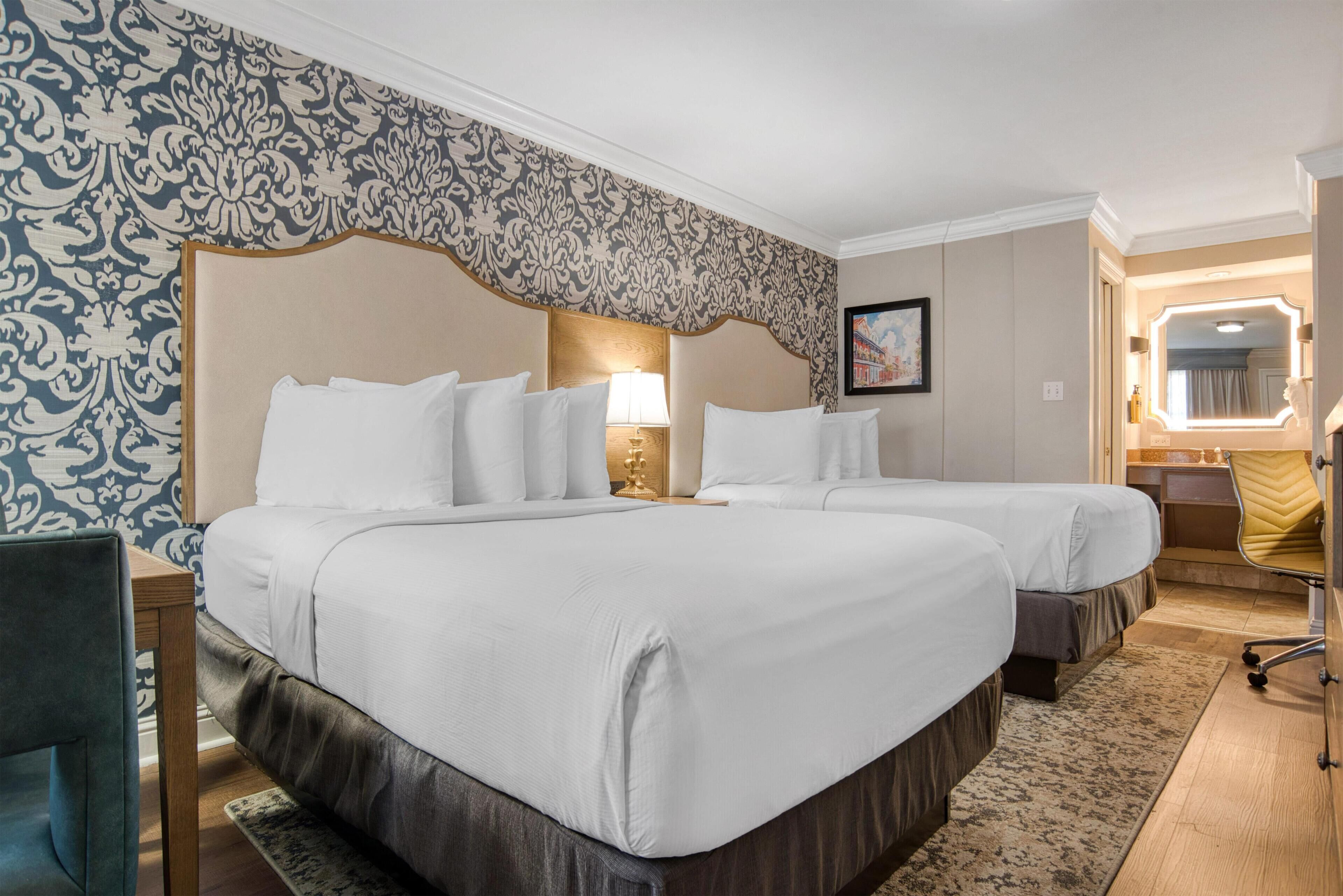 Chambre Standard, 2 lits doubles, non-fumeurs | Literie de qualité supérieure, surmatelas