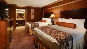 Premium bedding, pillowtop beds, in-room safe, iron/ironing board