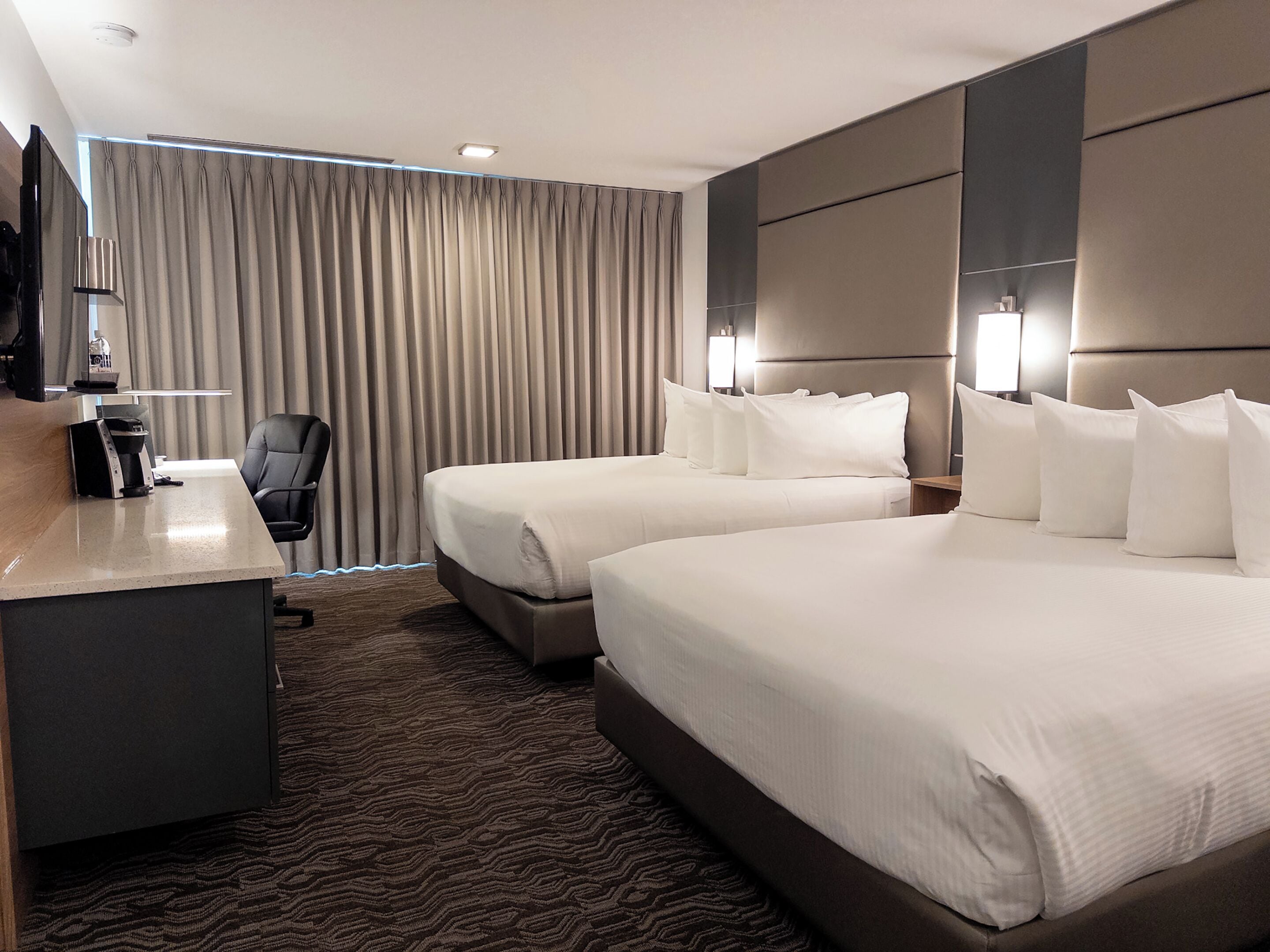 premium room, 2 queen beds (breakfast for up to 2 adults) | premium bedding, pillow-top beds, in-room safe, desk