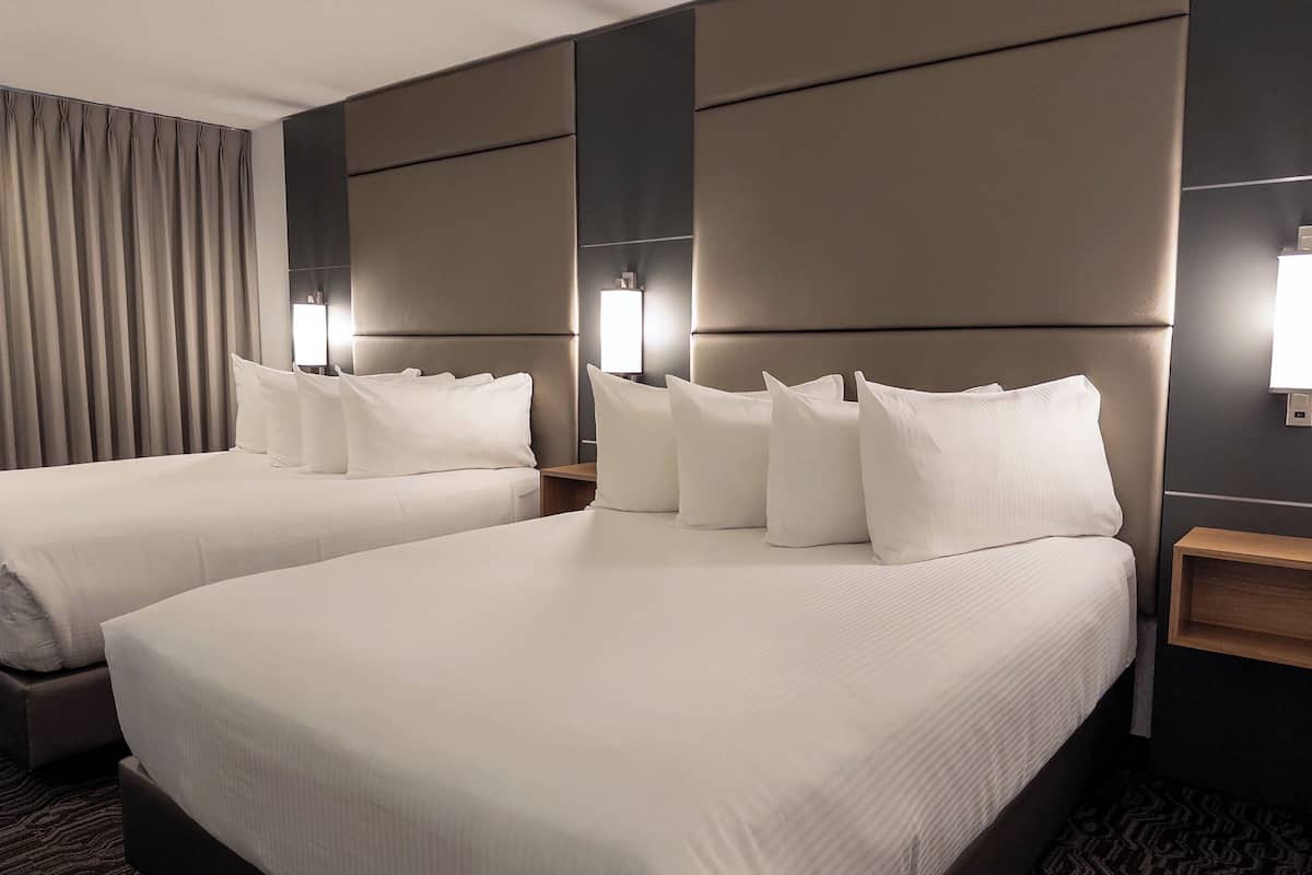 premium room, 2 queen beds (breakfast for up to 2 adults) | premium bedding, pillow-top beds, in-room safe, desk