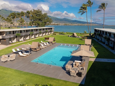 Aerial view. Maui Seaside Hotel