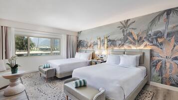 Room, Tower (Makai Tower, Island View, Renovated) | Desk, laptop workspace, blackout curtains, iron/ironing board